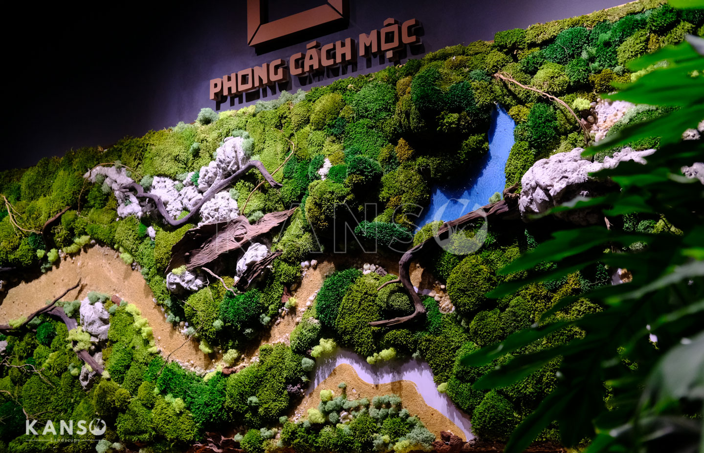 Tranh rêu - Thong thả cà phê - KANSO Landscape Tranh rêu - Thong thả cà phê - KANSO Landscape